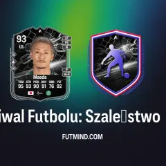Karta TOTS Serie A z zawodnikiem Maeda, 93 OVR. Obok niej symbol festiwalu futbolu.