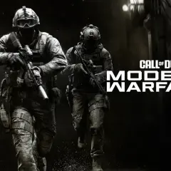 Trzech żołnierzy w pełnym rynsztunku bojowym, gotowych do akcji w Call of Duty: Modern Warfare.