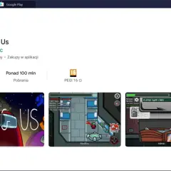 Among Us za darmo w Google Play. Gra z ponad 100 mln pobrań, idealna na wspólne zabawy.