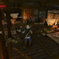 Wiedźmin 3: Spis cudzołożnic. Geralt w karczmie, zadanie zaktualizowane. Pomóż Zoltanowi przegonić włóczęgów.