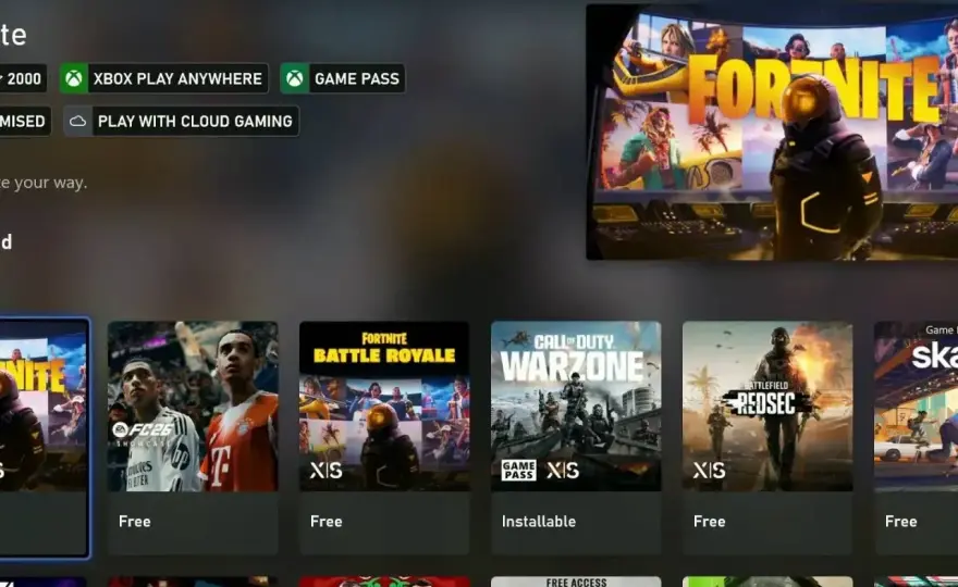Darmowe gry na Xbox Series S, które warto pobrać