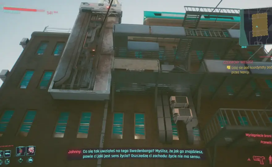 Czerwony wieszcz w Cyberpunk 2077 - routery i zakończenia
