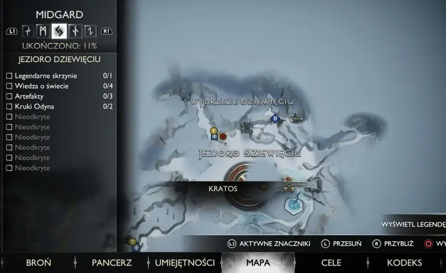 Jezioro Dziewięciu w God of War Ragnarok - pełna eksploracja